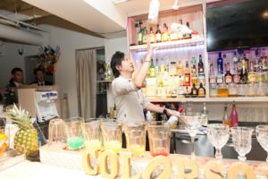 カラソルクオリア：フレアショー風景